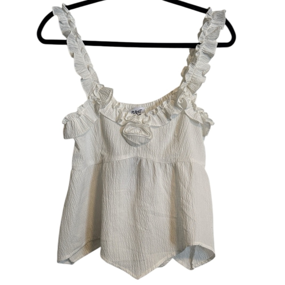 ☀️ Planet Heart Asymmetrical Hem Sleeveless Top NWT